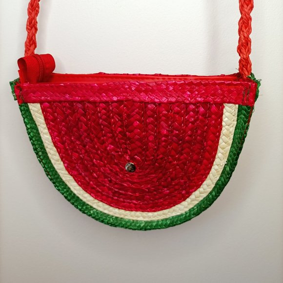Super cute S & E watermelon rattan bag - Picture 2 of 6